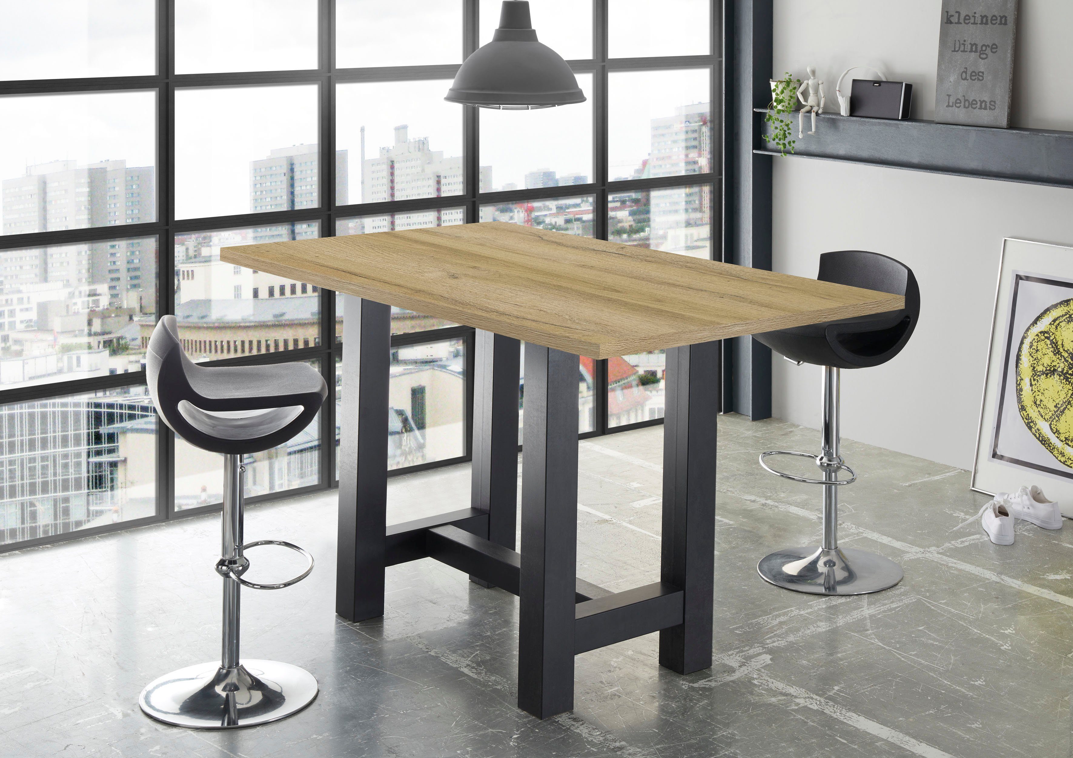 Mäusbacher Bartisch, Gestell in U-Form (Breite günstig online kaufen