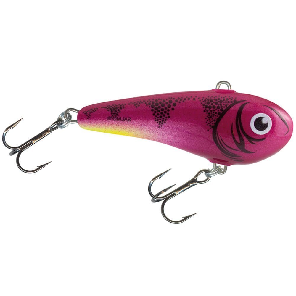 Salmo Kunstköder Salmo Chubby Darter Wobbler Purple UV Perch PUP, (1-St)