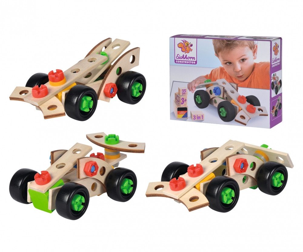 Eichhorn Lernspielzeug Eichhorn Constructor, Rennauto