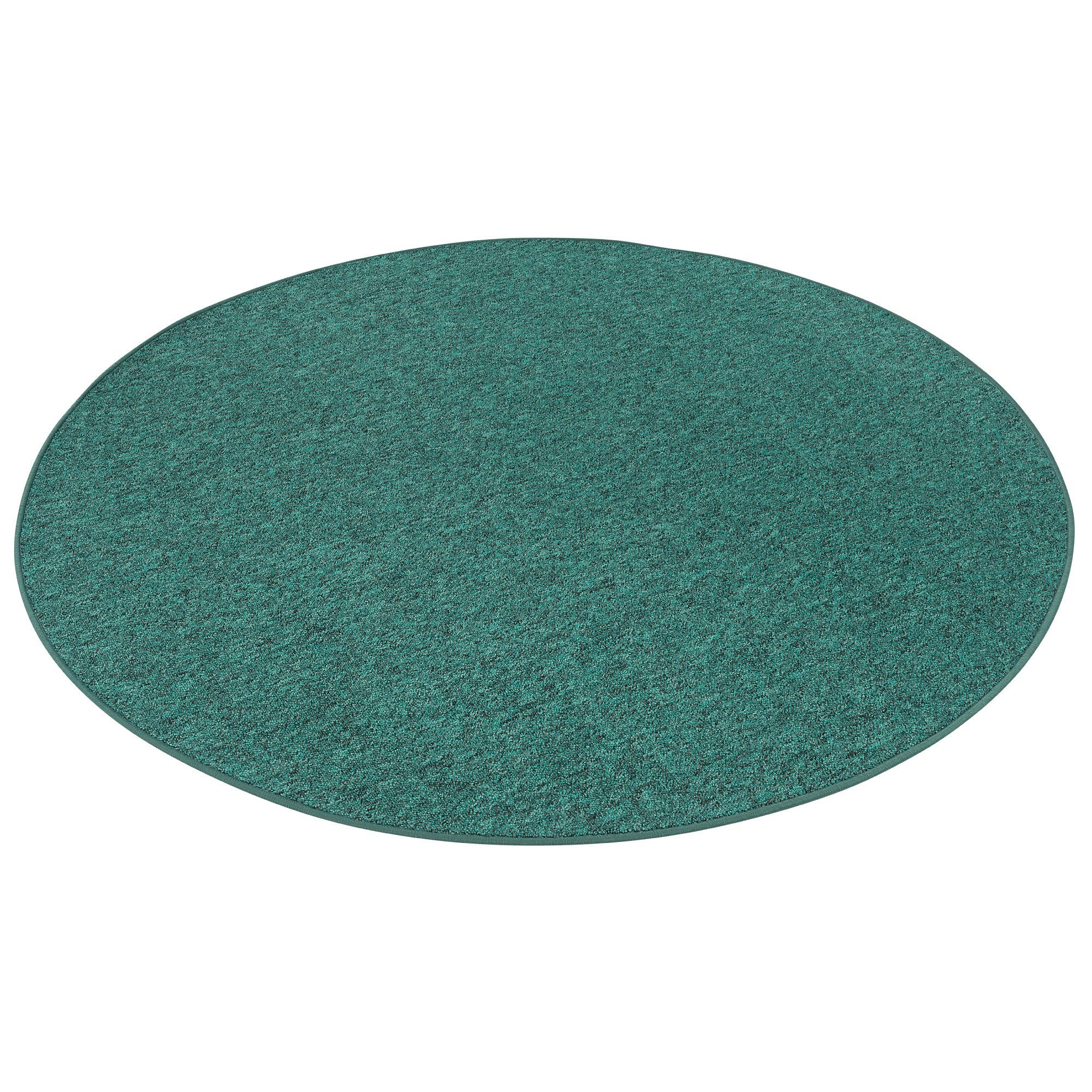 Snapstyle Veloursteppich Feinschlingen Velour Teppich Strong Rund, Rund, Höhe: 5 mm – Bild 5 von 5