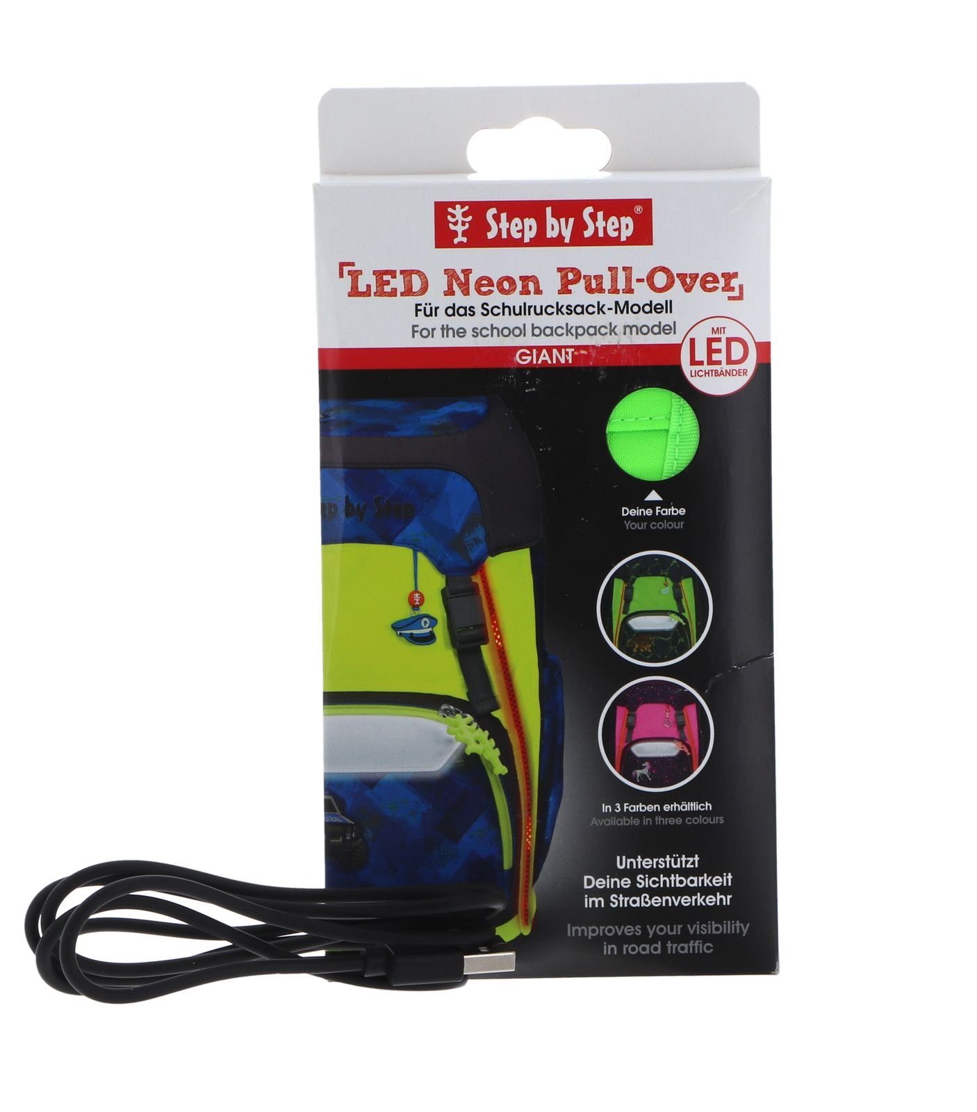 Step by Step Rucksack LED Neon Pull-Over