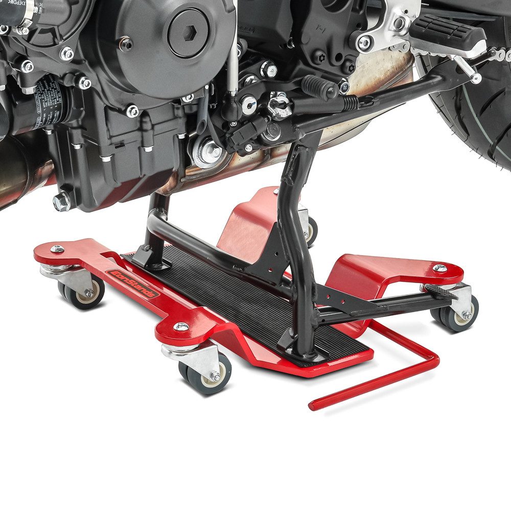 ConStands Motorradheber Central Mover - Motorrad Rangierhilfe für Hauptständer Parkhilfe DPLB