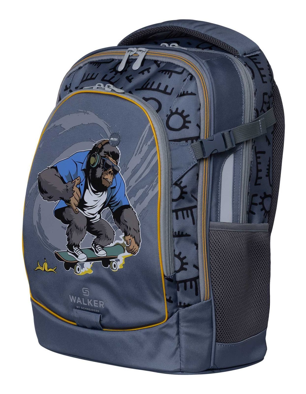 Walker by Schneiders Schulrucksack LED Backpack