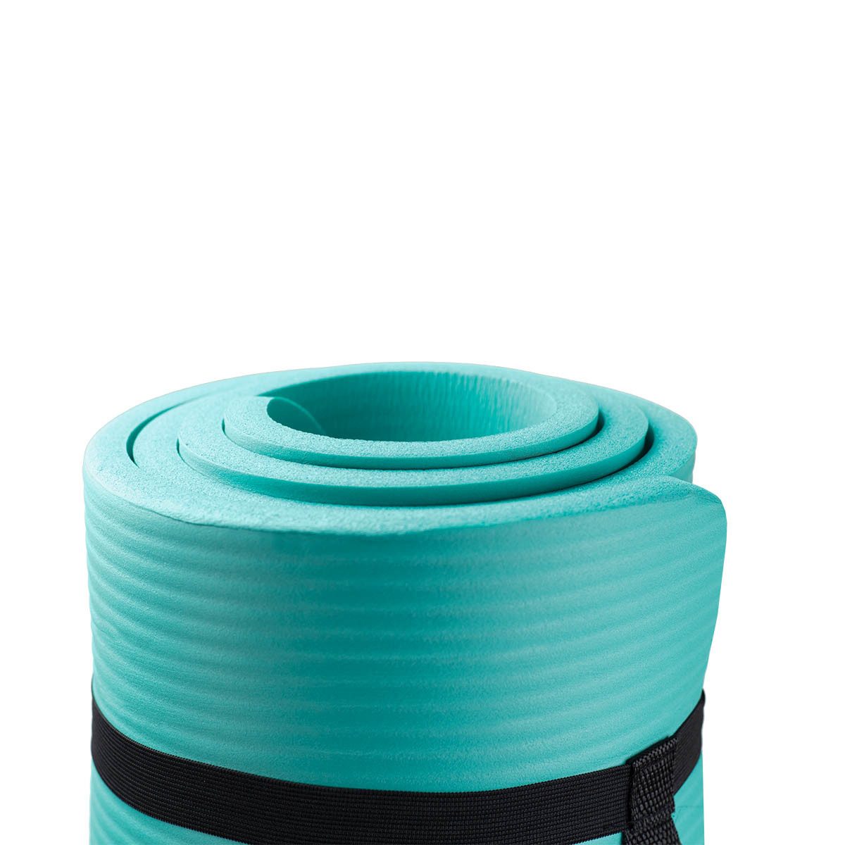 HMS Fitnessmatte MAXI Yogamatte Sportmatte Gymnastikmatte Pilates, inkl. Tragegurt, 15mm dick und einer Maxilänge von 183cm
