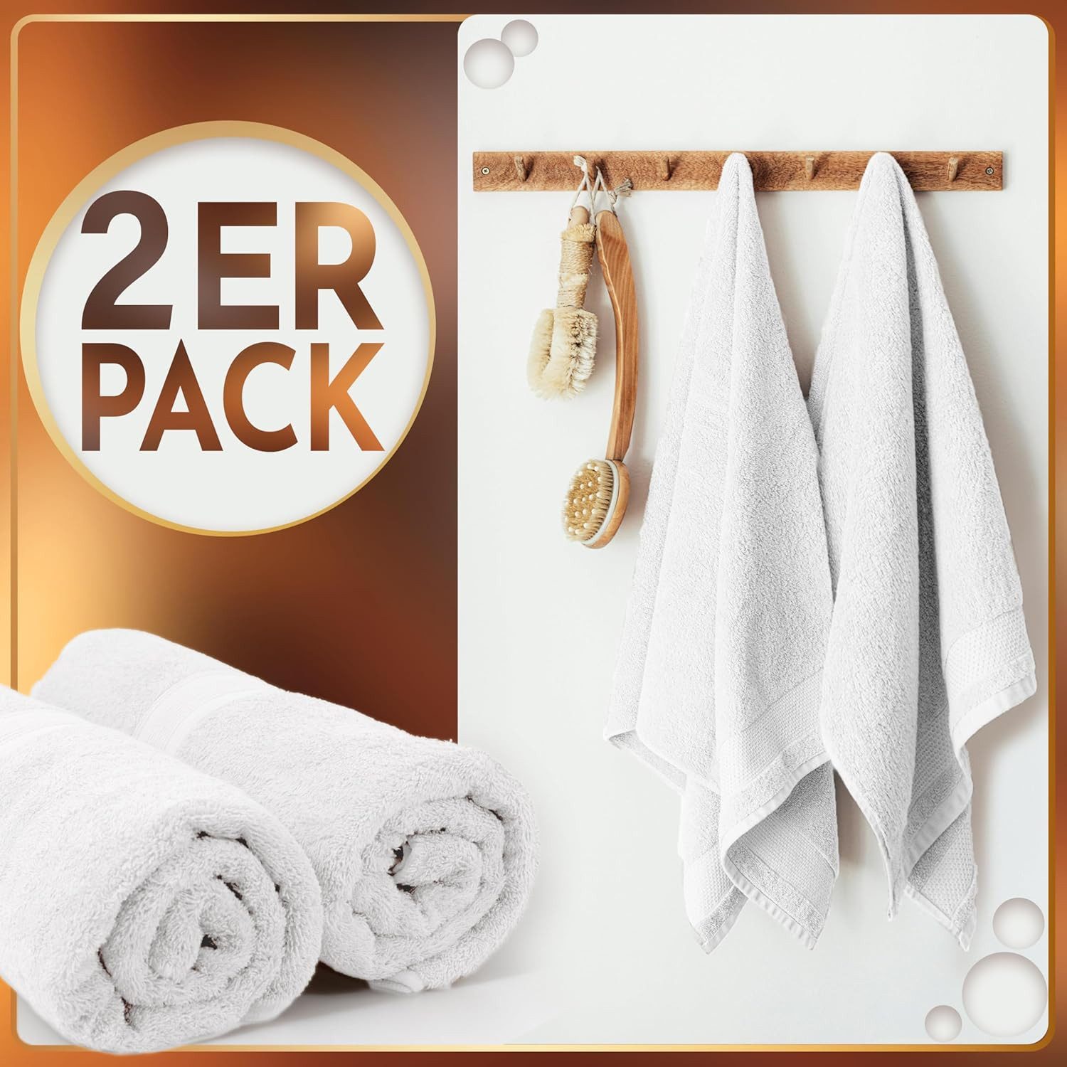 NatureMark Saunatuch Saunatuch 500gsm, 100% Baumwolle günstig online kaufen