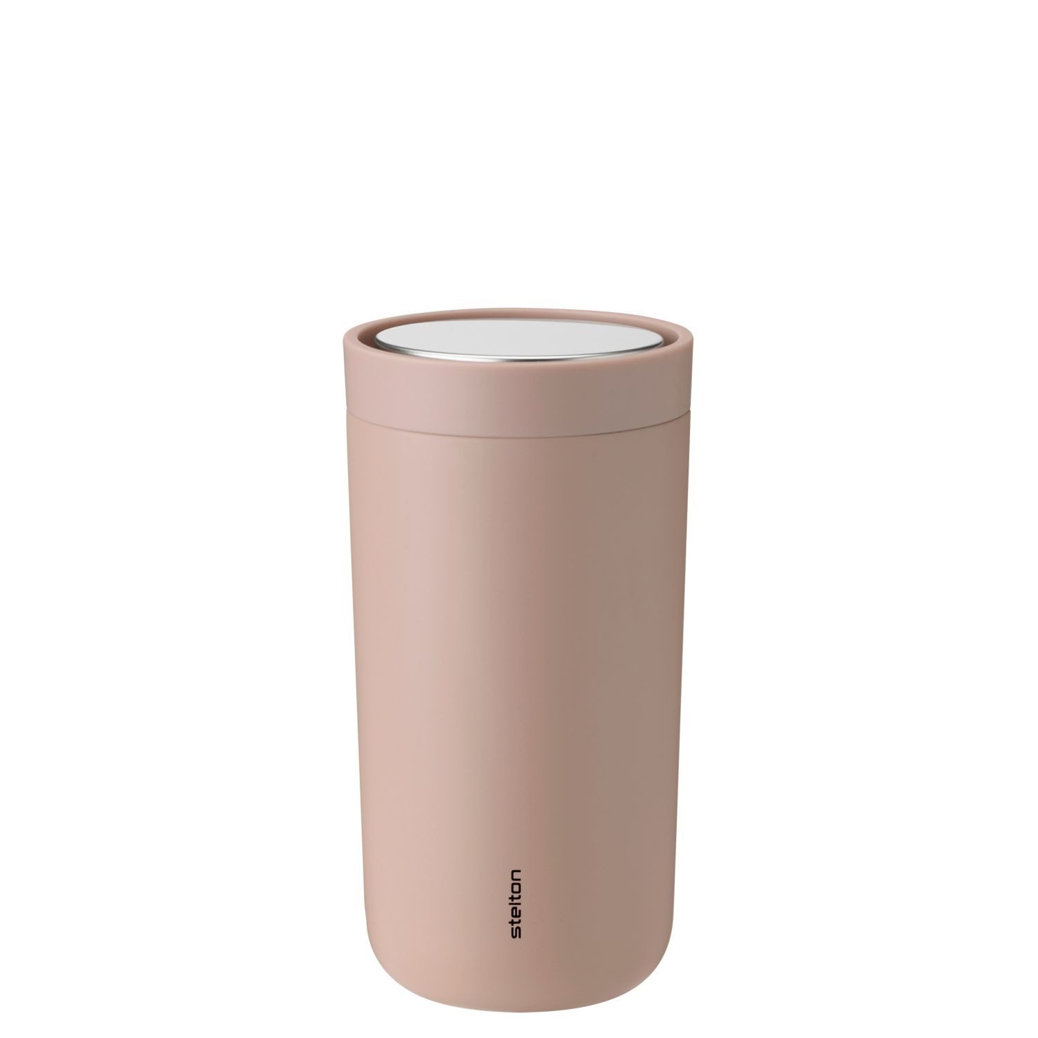 Stelton Thermobecher To Go Click Heather 200 ml, Edelstahl, Kunststoff