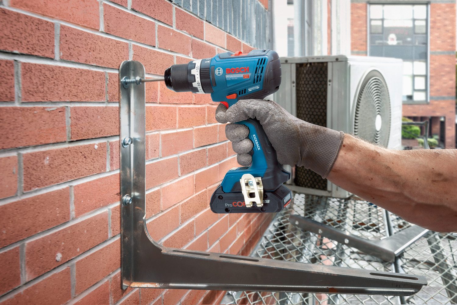 Bosch Professional Akku-Schlagbohrschrauber »GSB 18V-65«, in L-BOXX-Koffer, günstig online kaufen