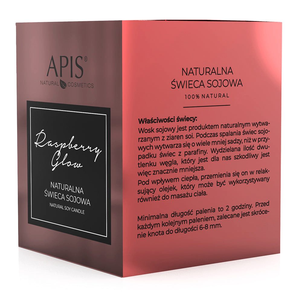 Apis Natural Cosmetics Duftkerze APIS NATURAL RASPBERRY GLOW, Duftkerze