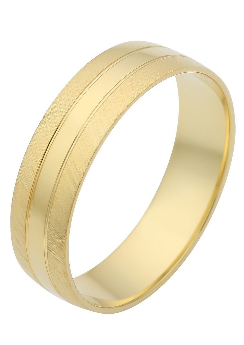 Geschenk Gold mit 375 Trauring Trauring Brillant/Diamant in ohne "LIEBE", Germany Made Schmuck Hochzeit - Firetti o. Ehering