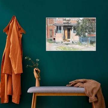 Posterlounge Poster Carl Larsson, Die Veranda, Wohnzimmer Skandinavisch Malerei