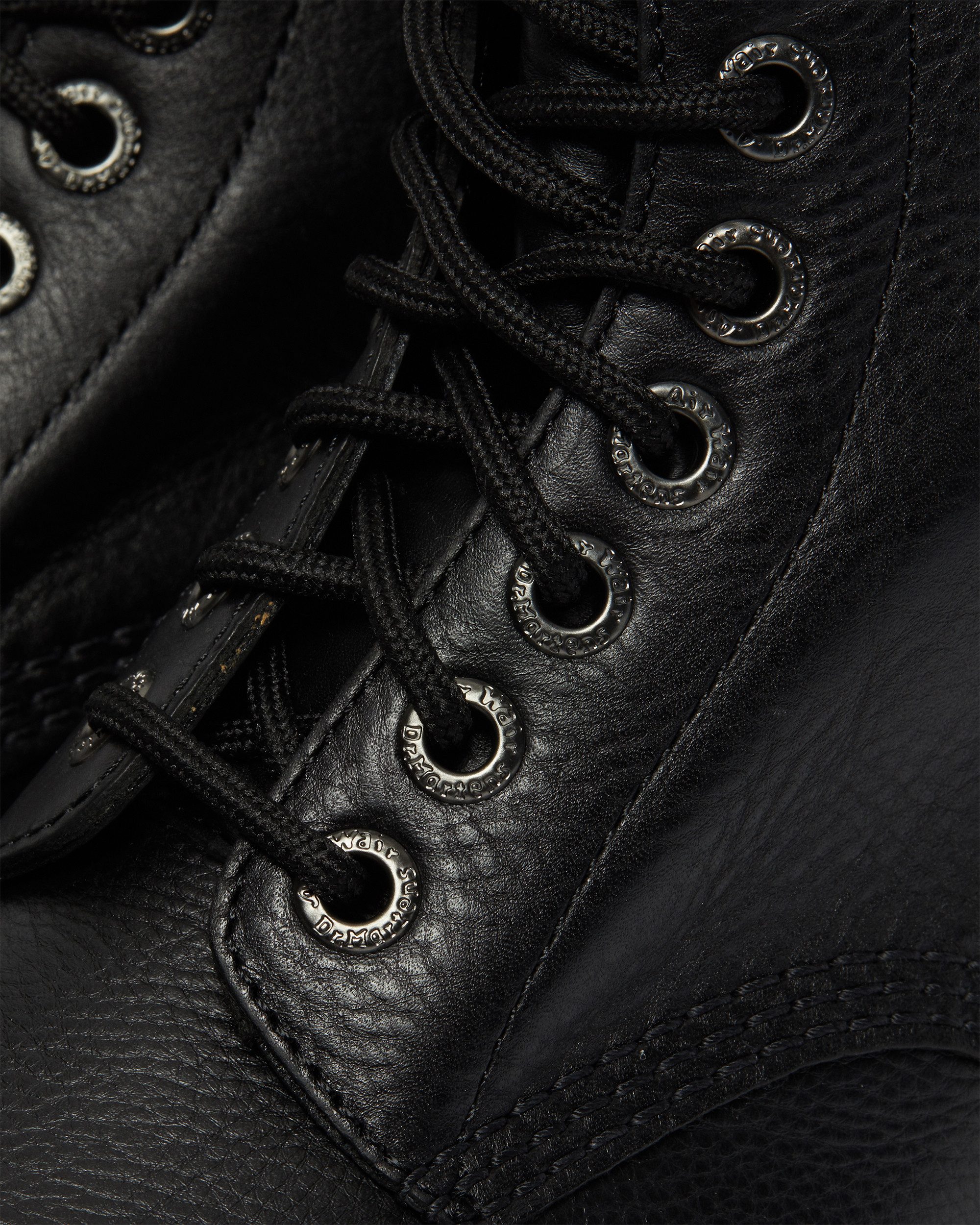 DR. MARTENS 1460 Schnürboots Blockabsatz, Stiefelette mit typisch, gelber Rahmennaht