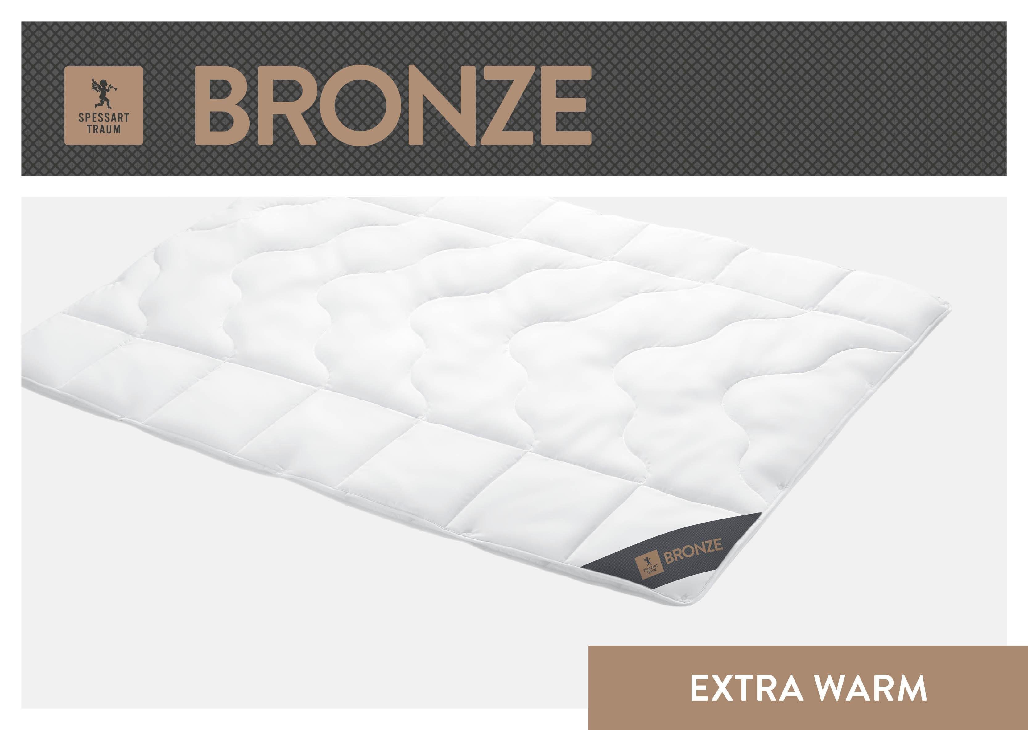 SPESSARTTRAUM Baumwollbettdecke »Bronze«, extrawarm, (1 St.), hergestellt i günstig online kaufen