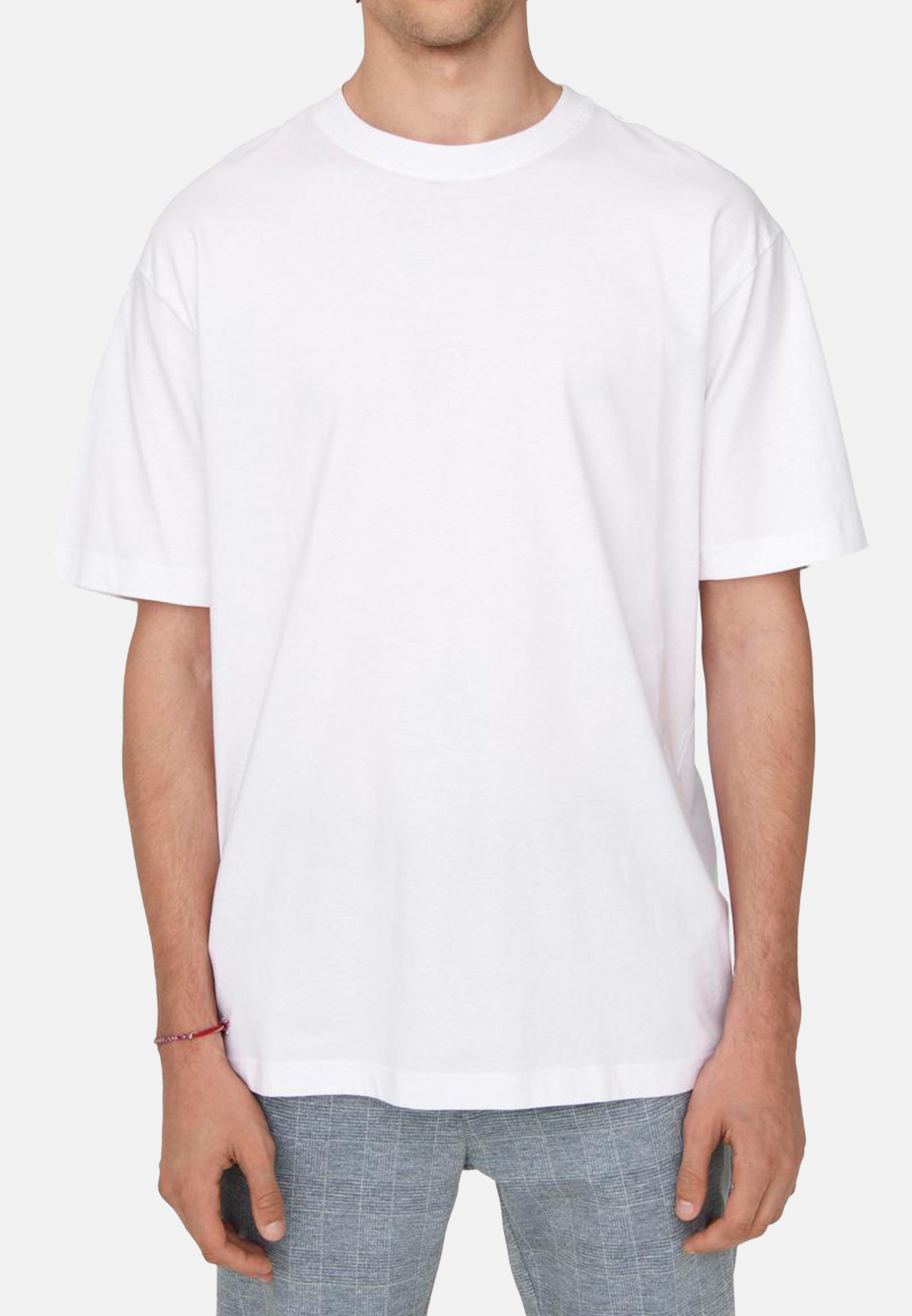 ONLY & SONS T-Shirt - oversize kurzarm Shirt - Basic T-Shirt einfarbig - un günstig online kaufen