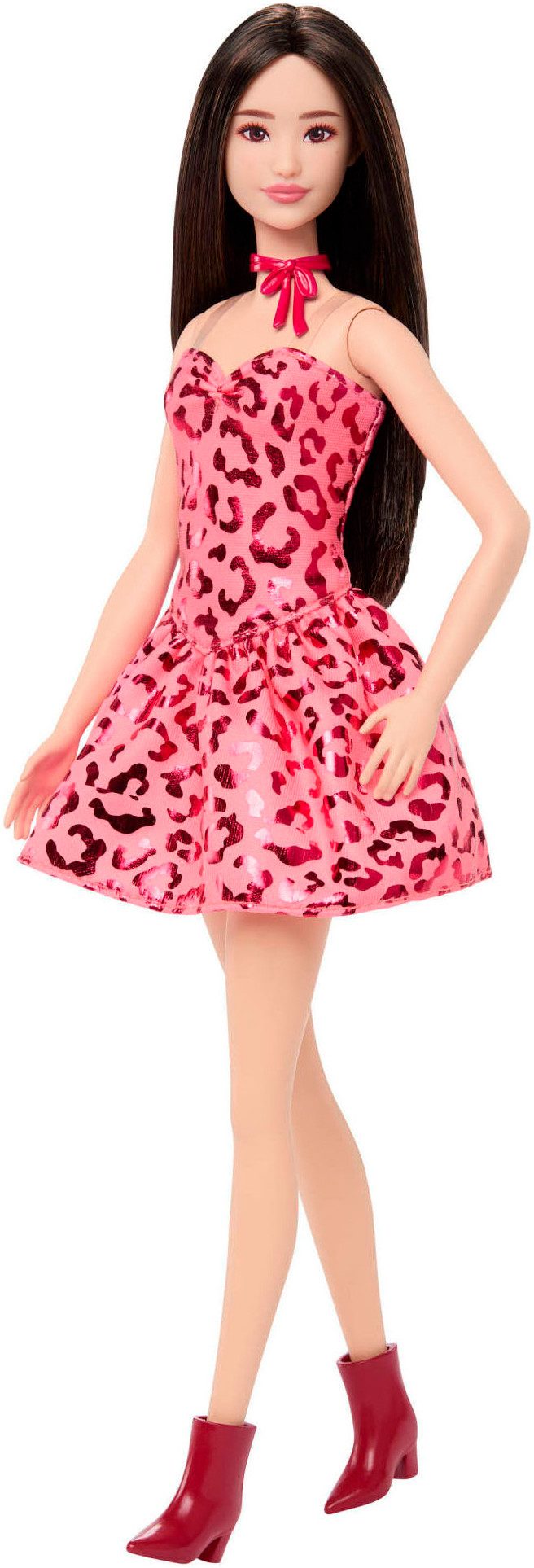 Barbie Anziehpuppe Barbie Fashionista mit pinkem Leo Outfit günstig online kaufen