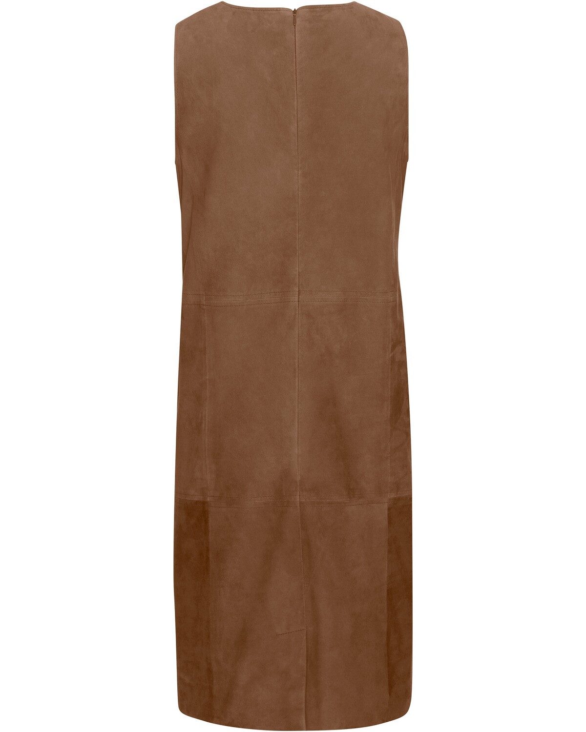 Brigitte von Schönfels Midikleid Kurzes Lederkleid