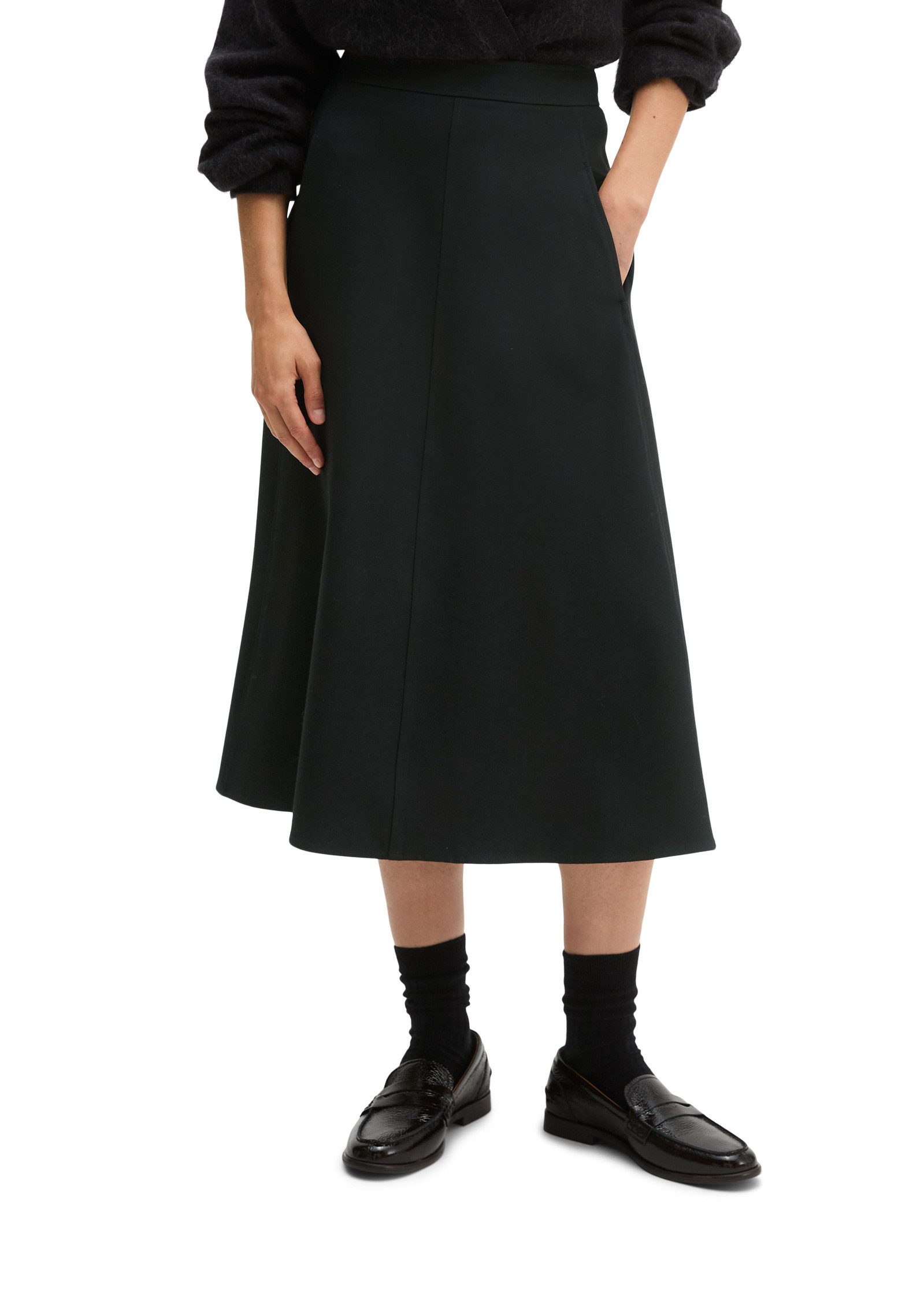 Marc O'Polo Webrock aus recyceltem Polyester-Viskose-Mix
