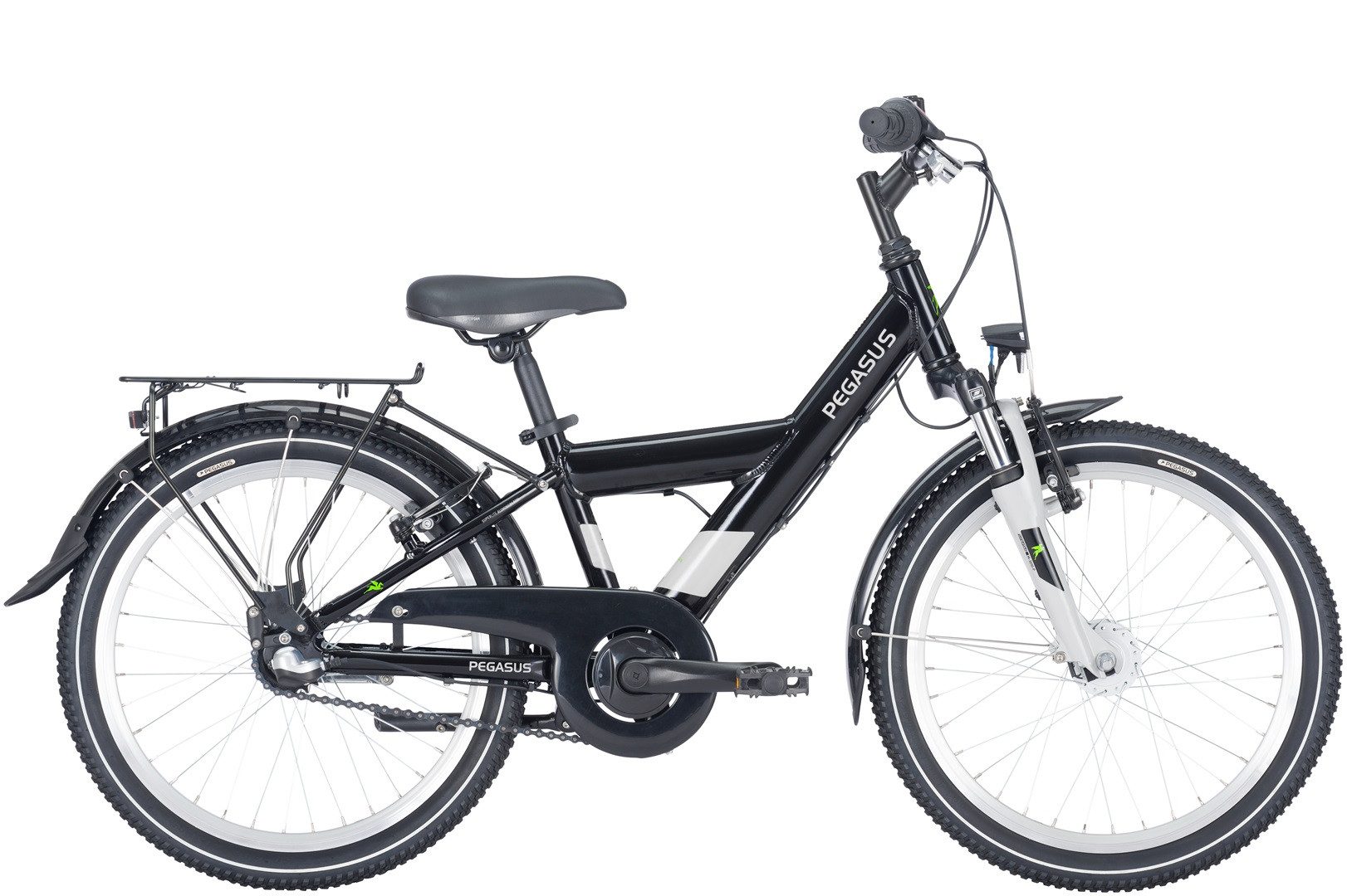 Pegasus Kinderfahrrad Pegasus Avanti 20'' 3-Gang Jungen schwarz 2024, 3 Gang, Nabenschaltung