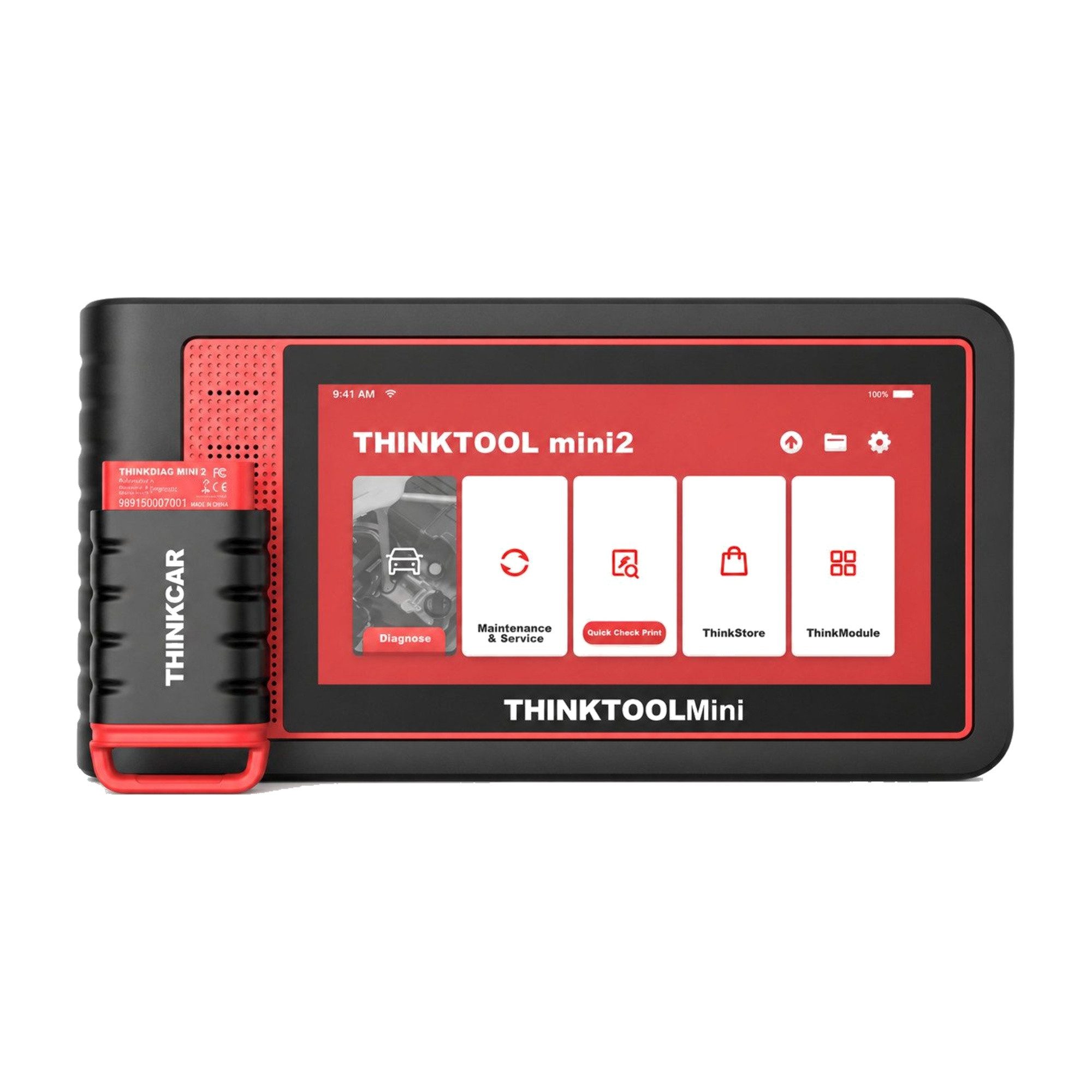Thinkcar Kfz-Diagnosegerät OBD 2 Scanner, OBD Diagnosegerät, Touch, Bluetooth, Touch, dauerhafte Updates, Fehlercodelexikon, wireless