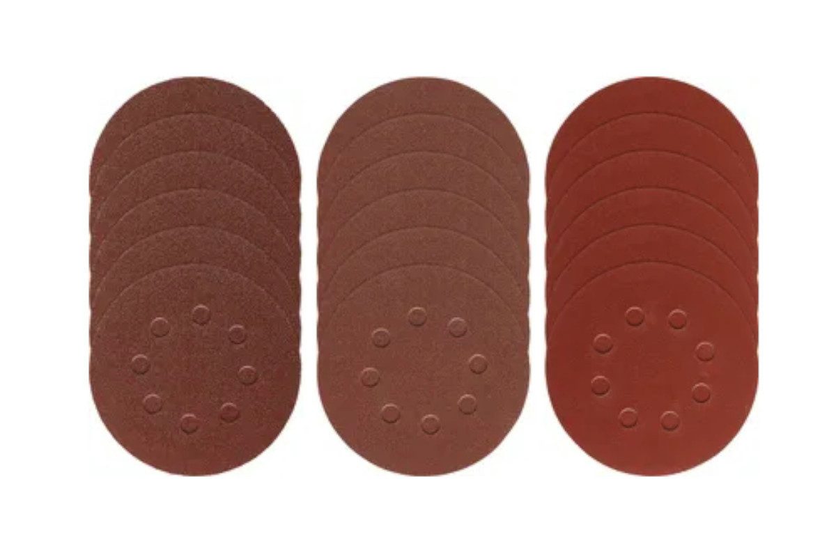 Parkside Schleifpapier Parkside Schleifpapier-Set 18 Blatt, (Schleifpapier-Set, 18 St), Schneller Wechsel durch Kletthaftung