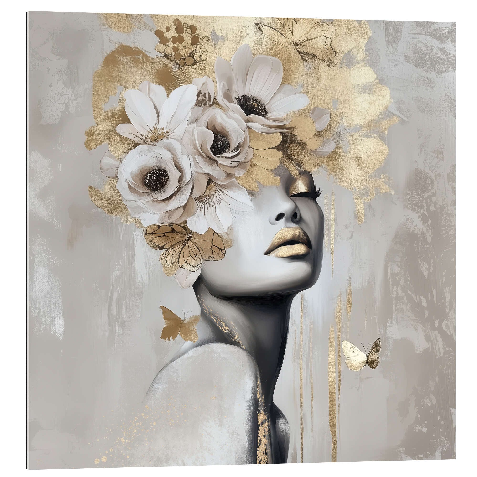 Posterlounge Wandbild Mariposa Gold, Bella Eve, günstig online kaufen