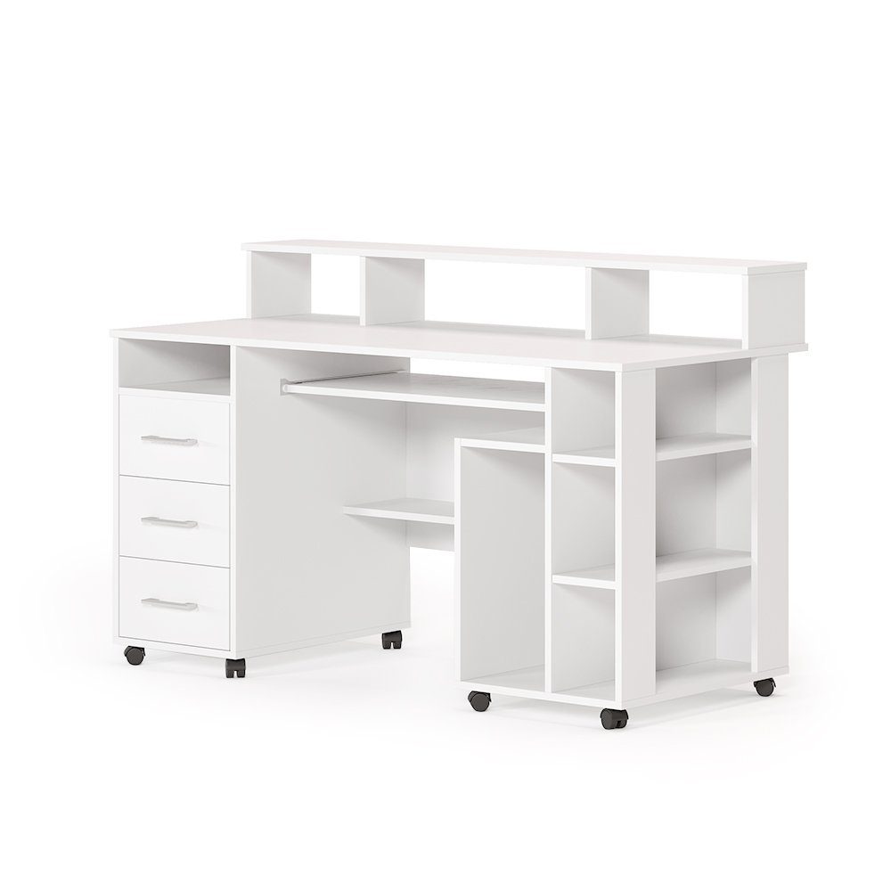 Vicco Schreibtisch »Arbeitstisch Computertisch Bern auf Rollen