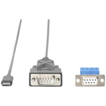 Digitus USB Typ-C auf RS485 Kabel 1m Kabel Länge, FTDI USB-Adapter