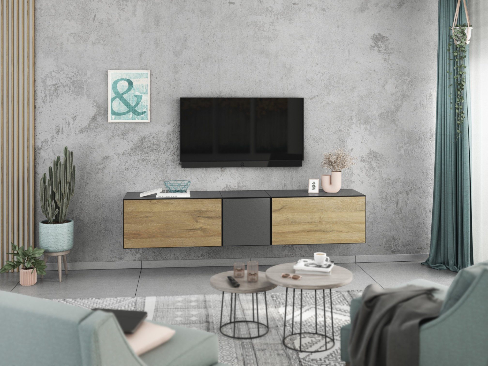 moebel-dich-auf Lowboard VARIANTO 3 (3 tlg., günstig online kaufen