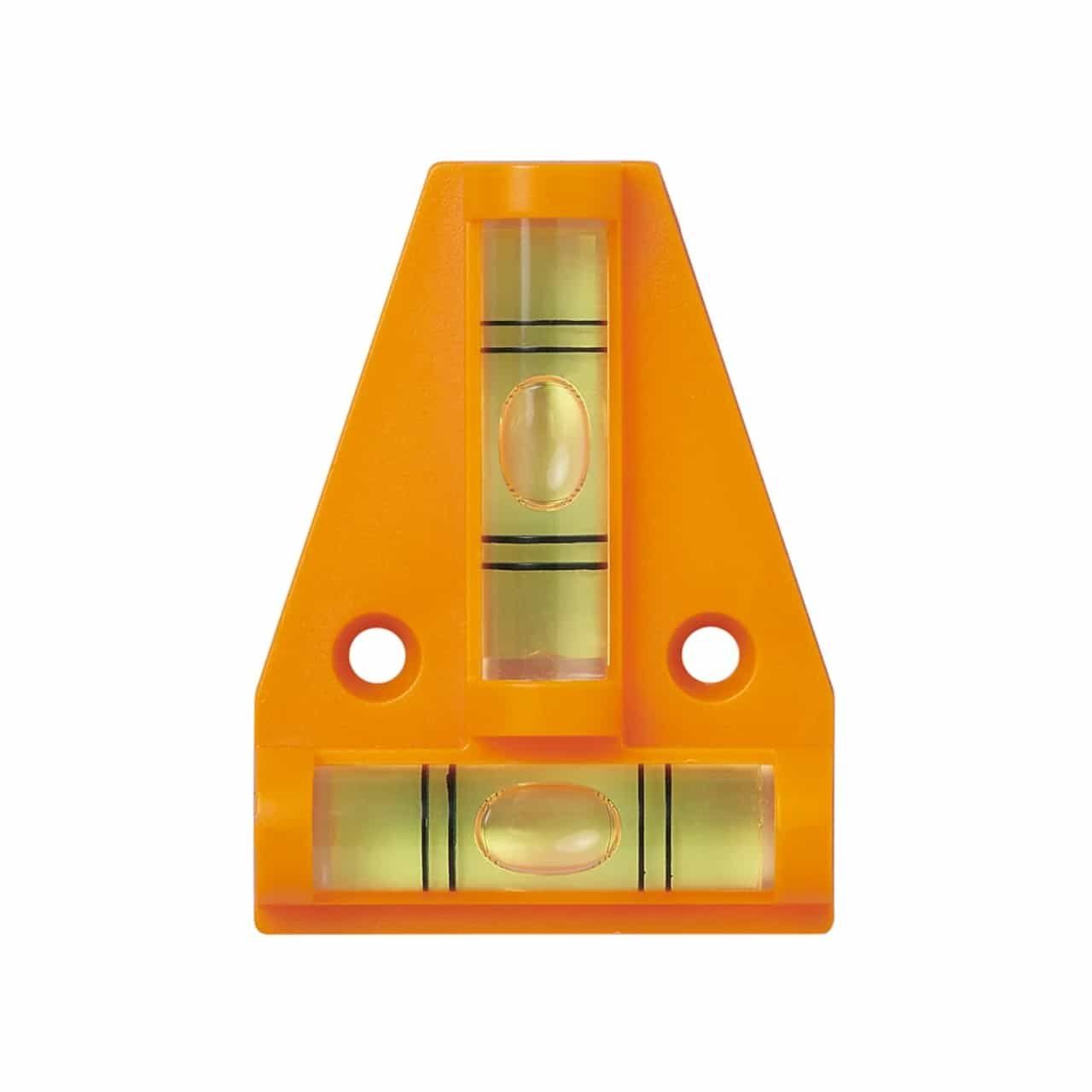 Baugeräte Anhänger Wohnwagen Kreuzwasserwaage Magnet Wasserwaage Orange, Hausbedarf ProPlus mit Wasserwaage für