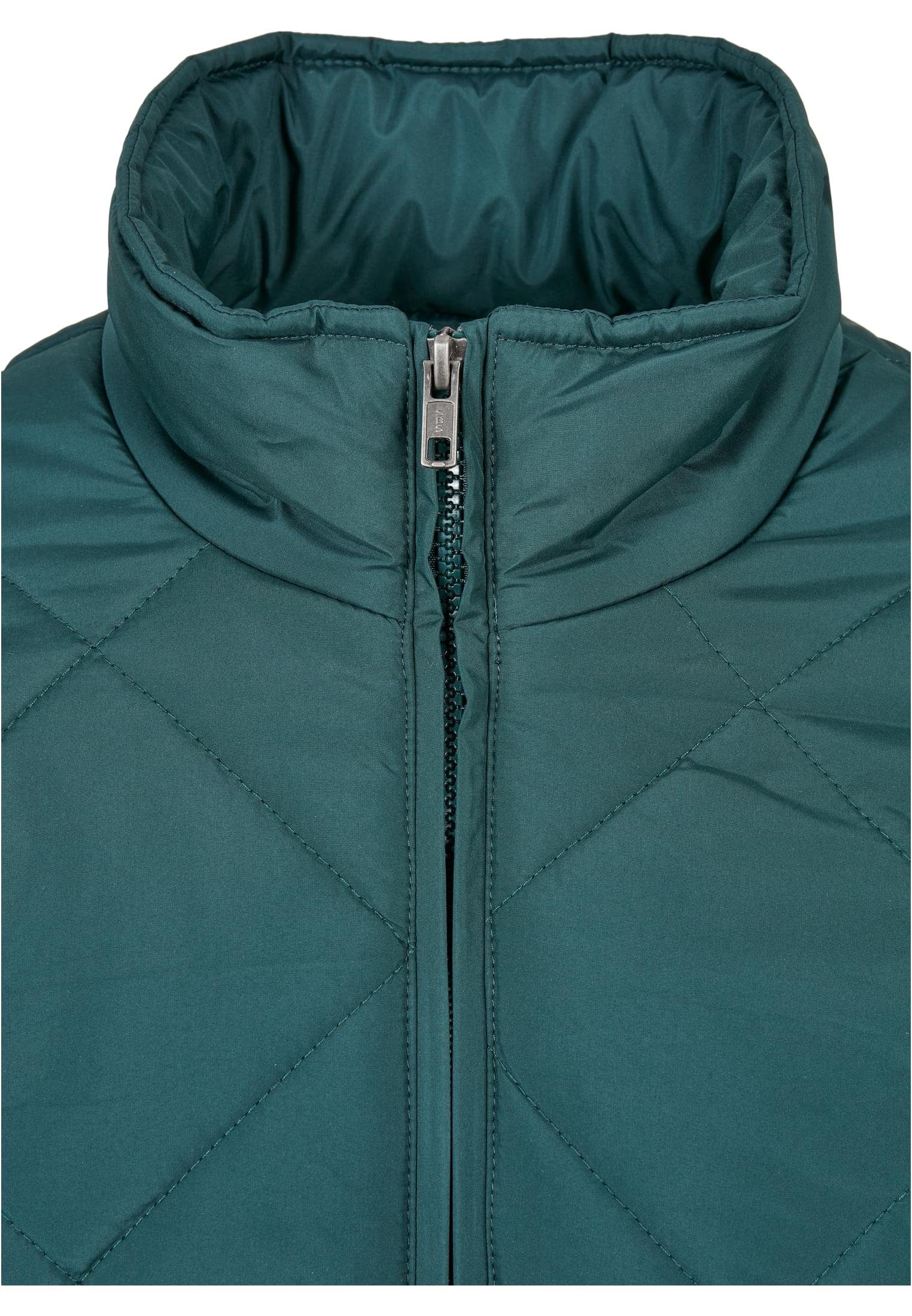 URBAN CLASSICS Sommerjacke Herren Diamond Quilted (1-St) green Jacket Short