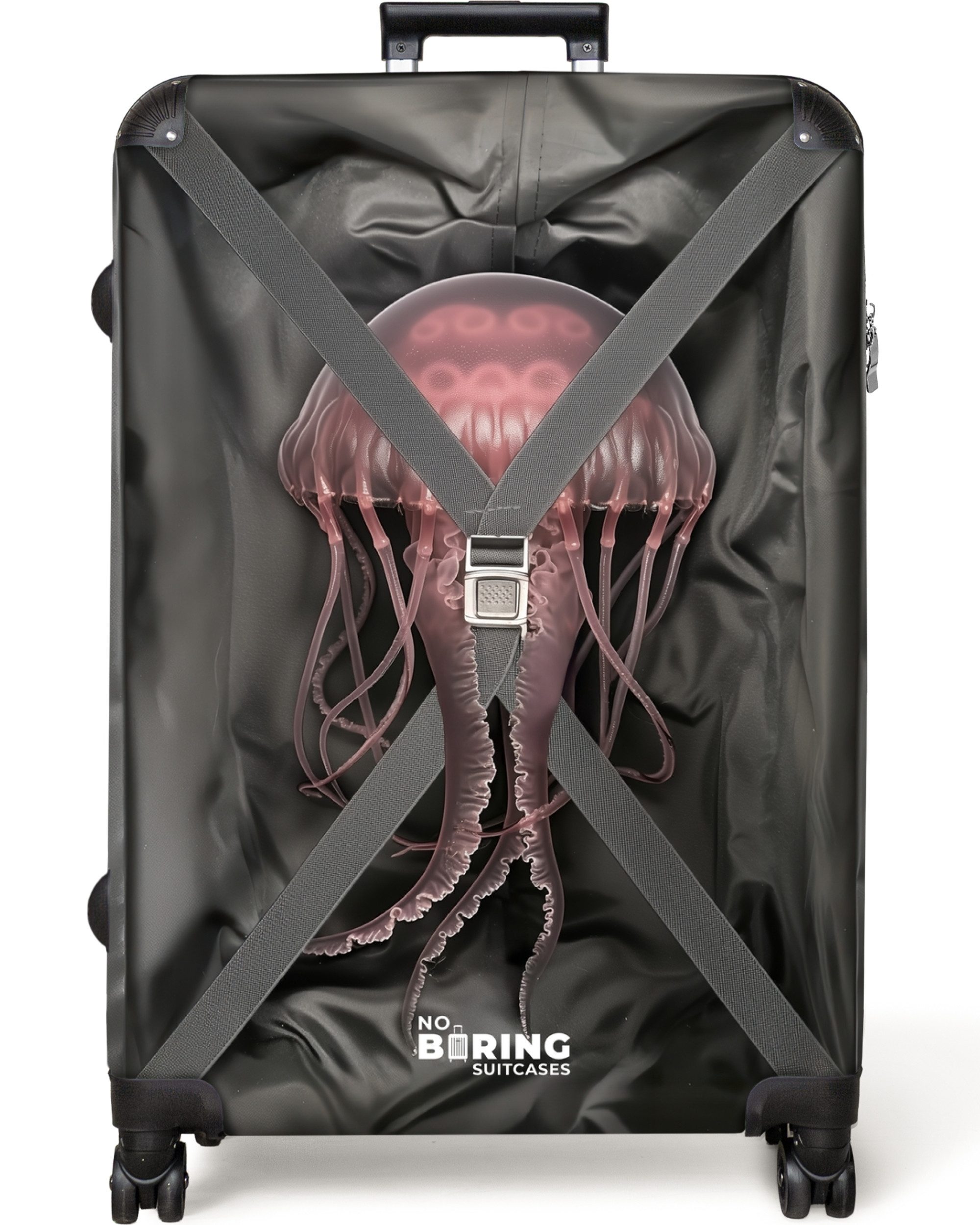 NoBoringSuitcases.com© Hartschalen-Trolley Quallen auf dem Vormarsch günstig online kaufen