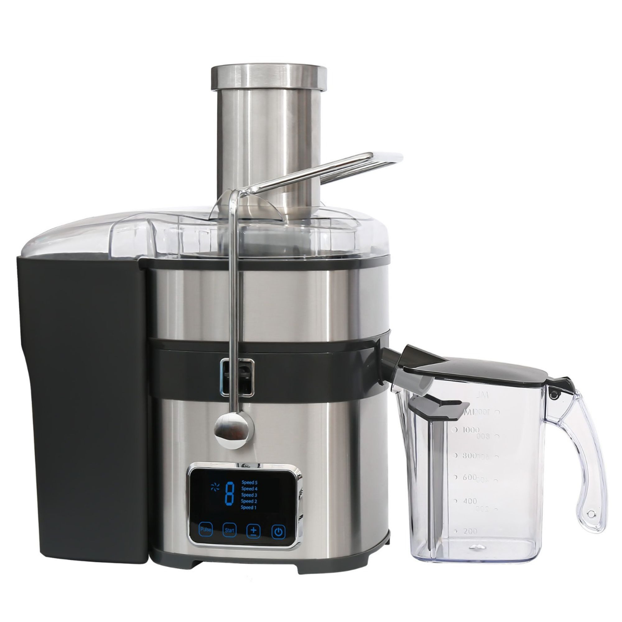 KB Elements Entsafter ELK302J, 800 W, Voll Kupfer Motor, Edelstahl Gehäuse, Touch Display