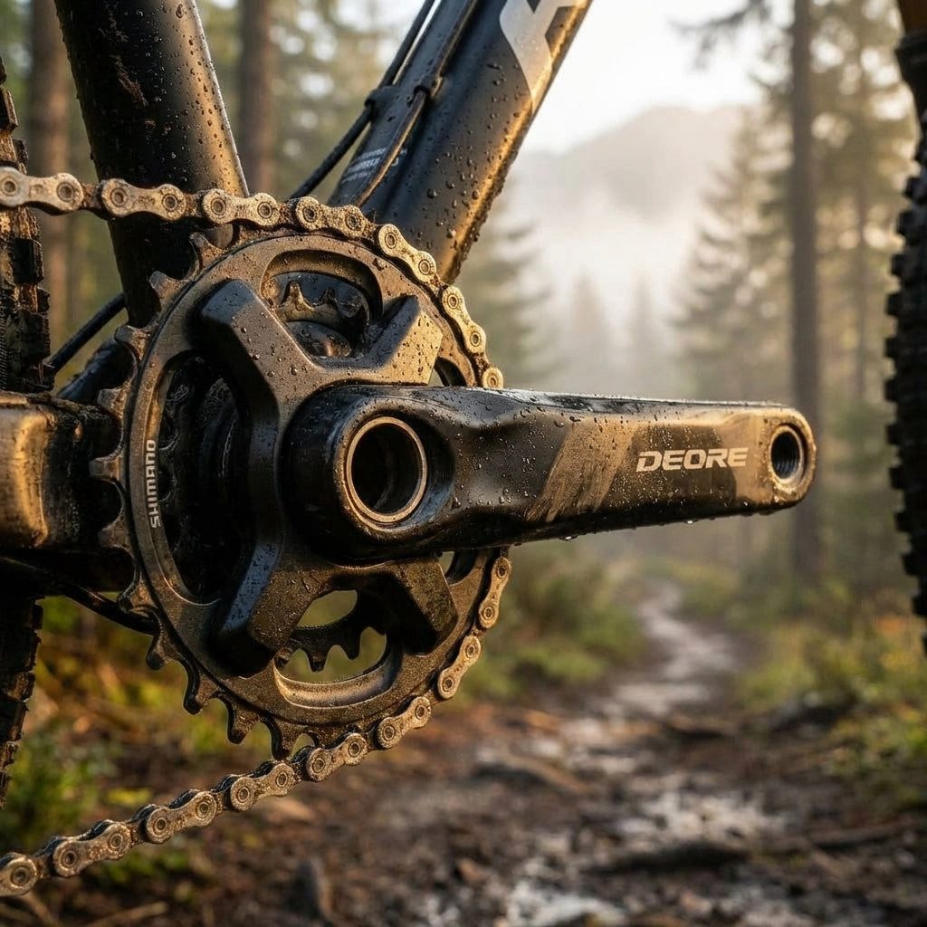 Kettenschaltung SHIMANO Kettenblatt DEORE FC-M617/660 22 Zähne - präziser Antrieb für