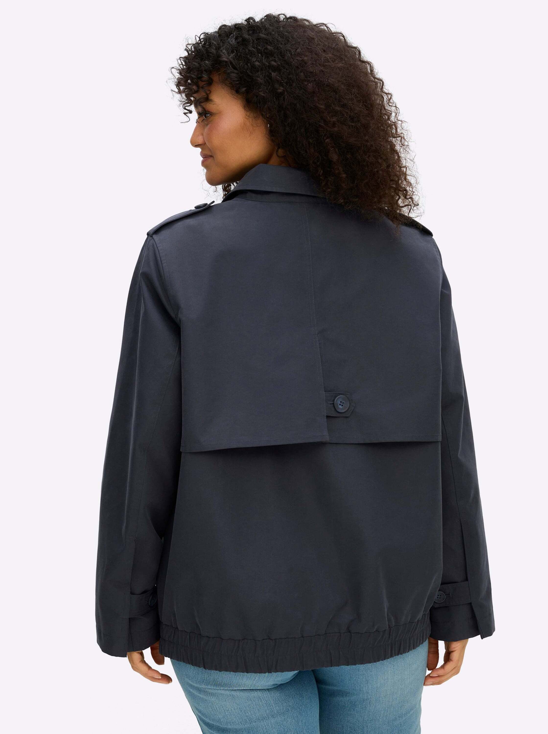 Sheego Allwetterjacke Blouson Langarm