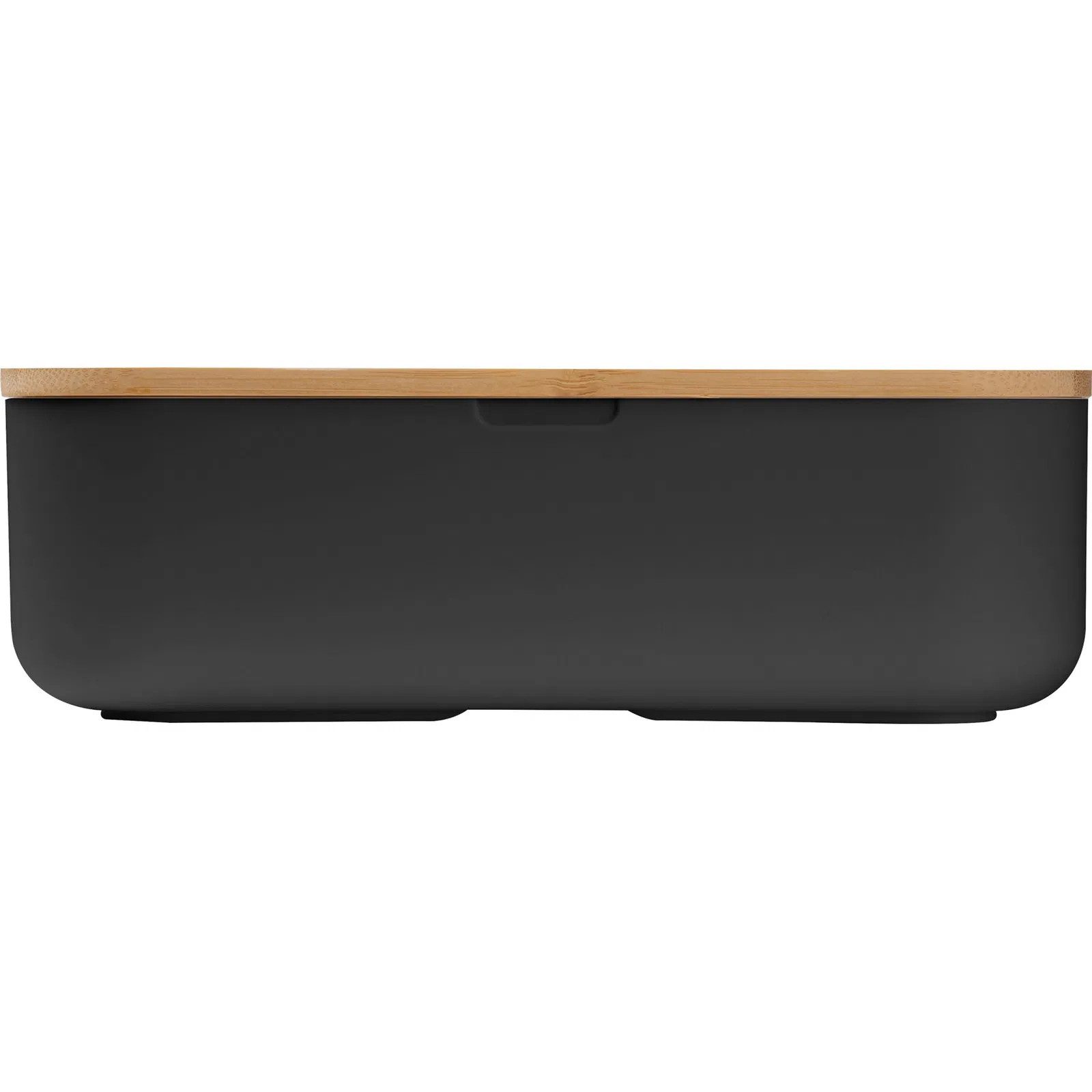 Easy Gifts Lunchbox Brotdose / Lunchbox / mit Bambusdeckel / Farbe: schwarz – Bild 4 von 5