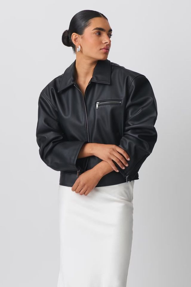 Gina Tricot Lederimitatjacke - Stylische Gina günstig online kaufen
