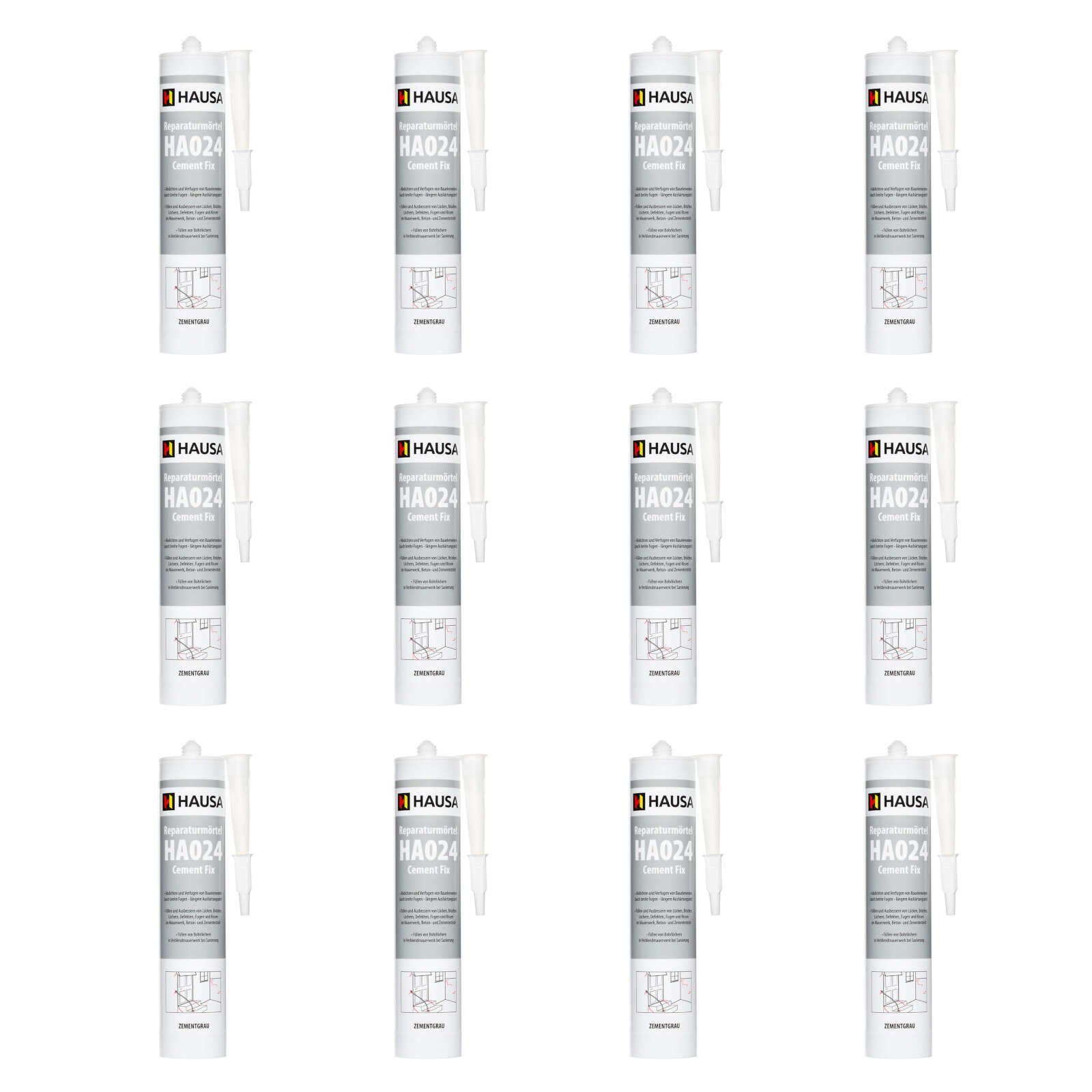 Hausa Reparaturmasse HA024, Reparaturmörtel Cement Fix, günstig online kaufen