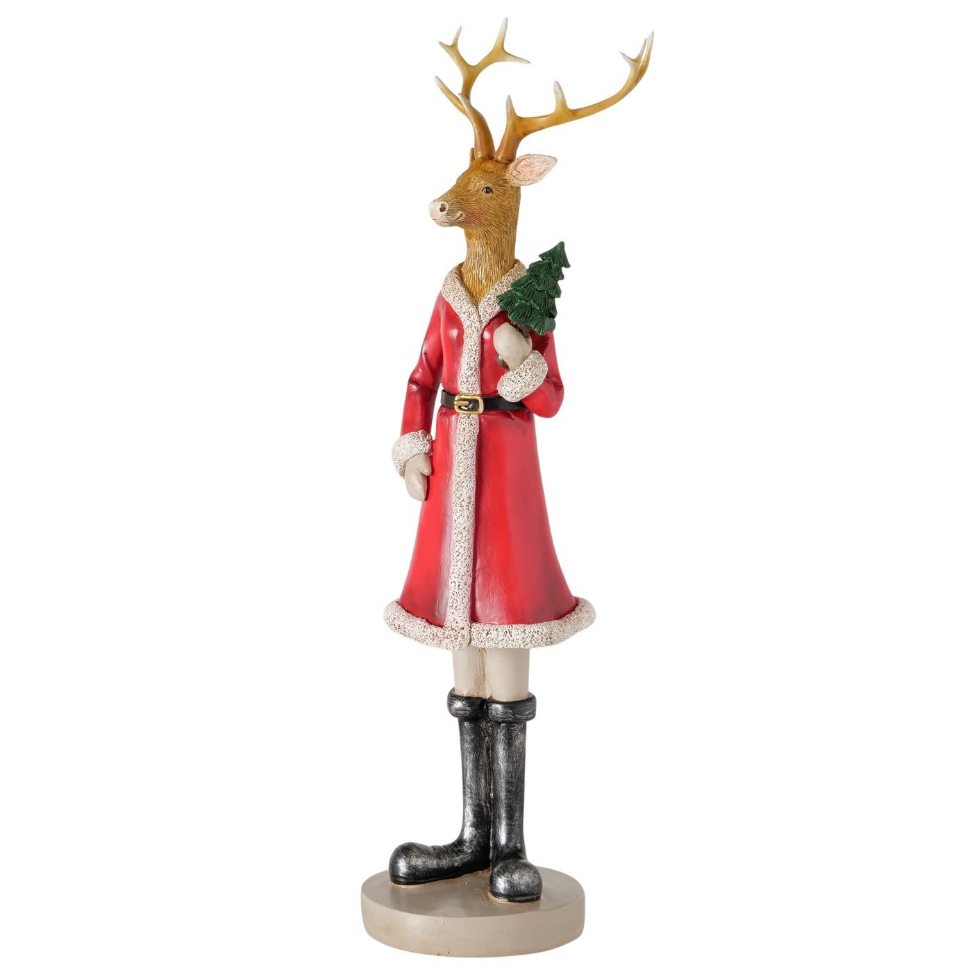 MF Weihnachtsfigur Weihnachtsfiguren Hirsch Noelio 2er Set 43,5 cm (1 St) – Bild 3 von 5