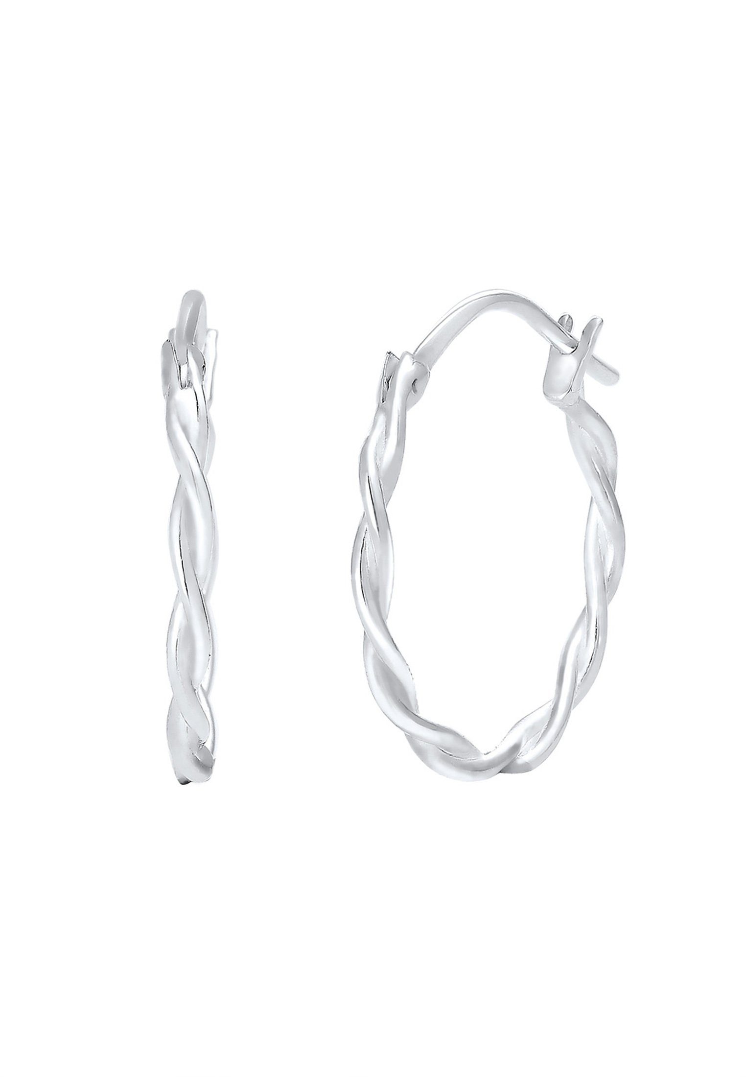 Elli Paar Creolen Elli Ohrringe Twisted Gedreht Creole Trend 925 Silber günstig online kaufen