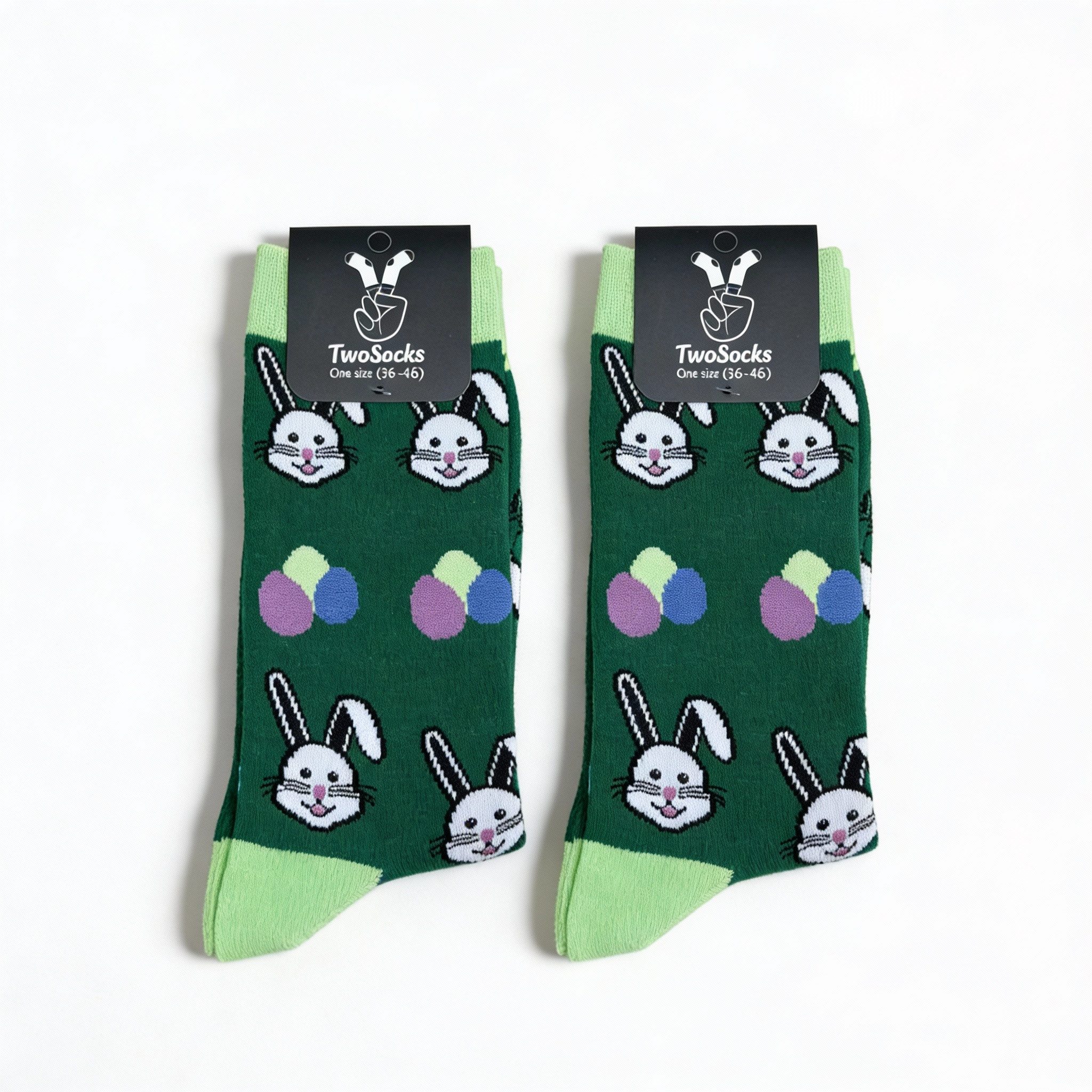 TwoSocks Freizeitsocken Osterhase Socken lustige Oster Socken Herren & Damen, Einheitsgröße