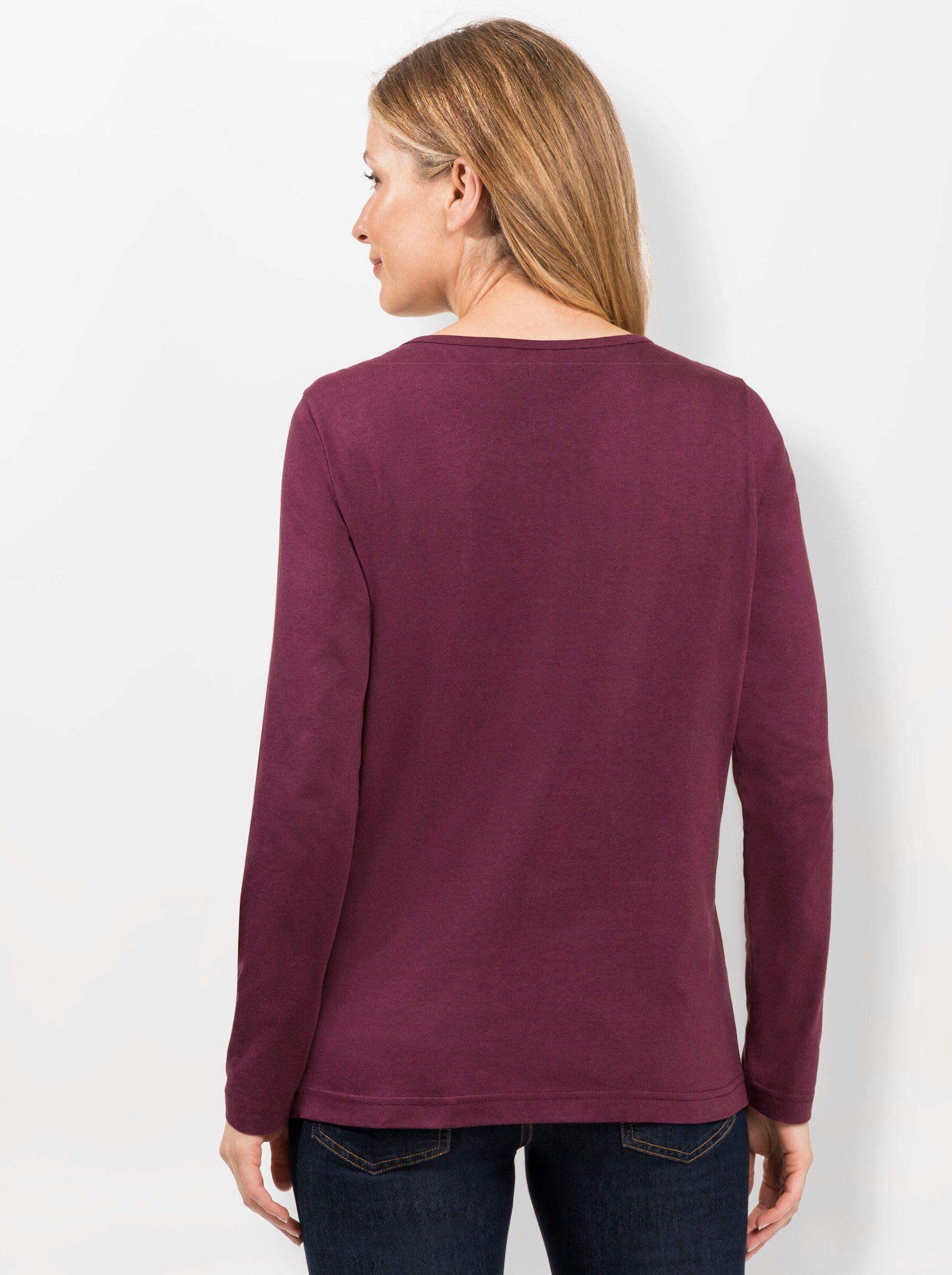 burgund T-Shirt WITT WEIDEN