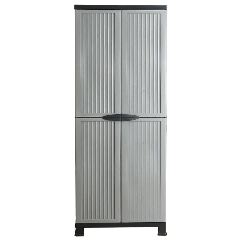 (1-St) 68x39x171,5 Kunststoffschrank cm Fächerschrank vidaXL