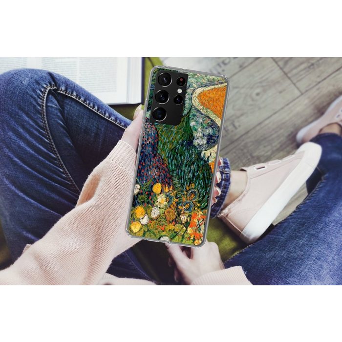 MuchoWow Handyhülle Erinnerungen an den Garten von Etten - Vincent van Gogh Phone Case Handyhülle Samsung Galaxy S21 Ultra Silikon Schutzhülle