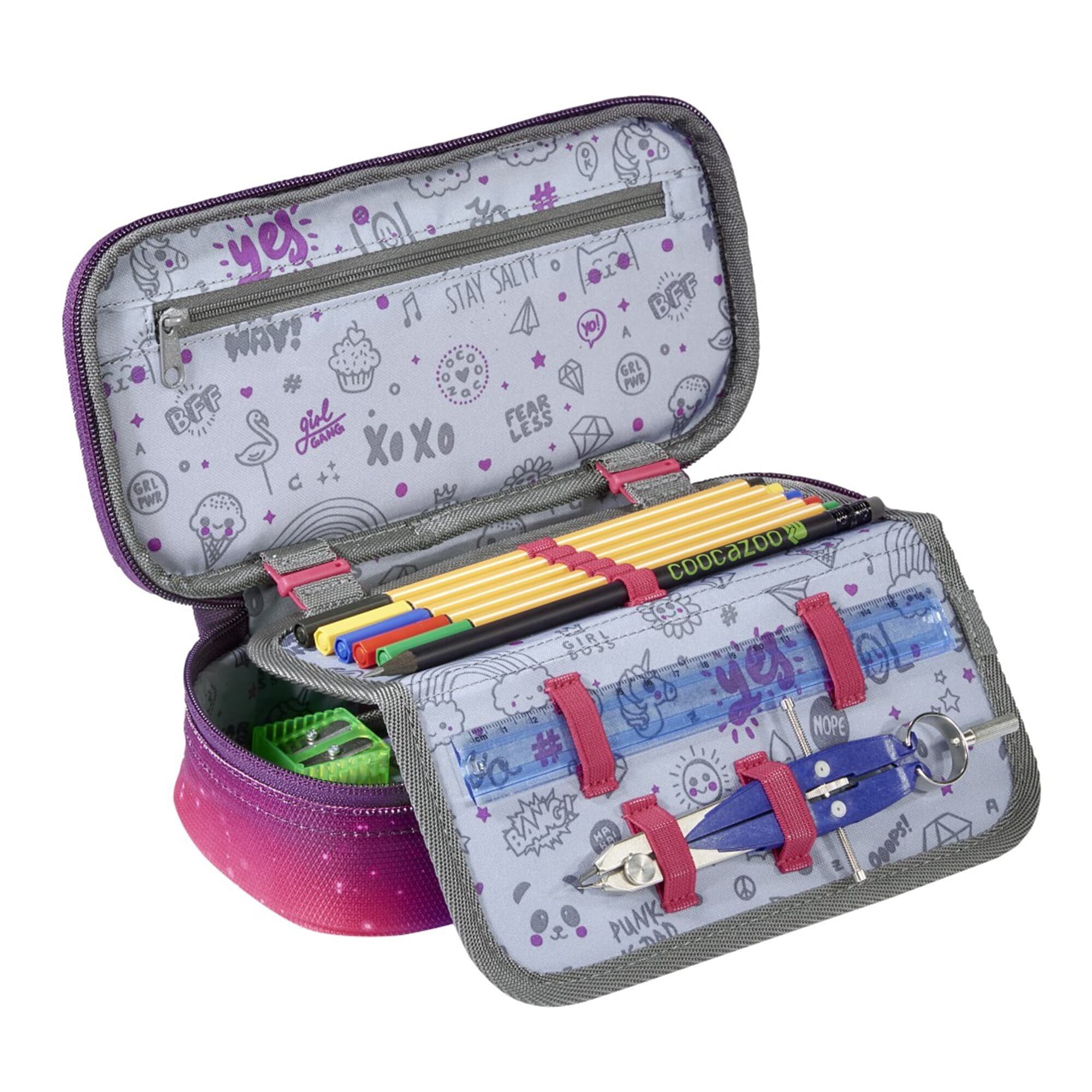 coocazoo Federmäppchen PencilDenzel "Emotion Galaxy Pink"