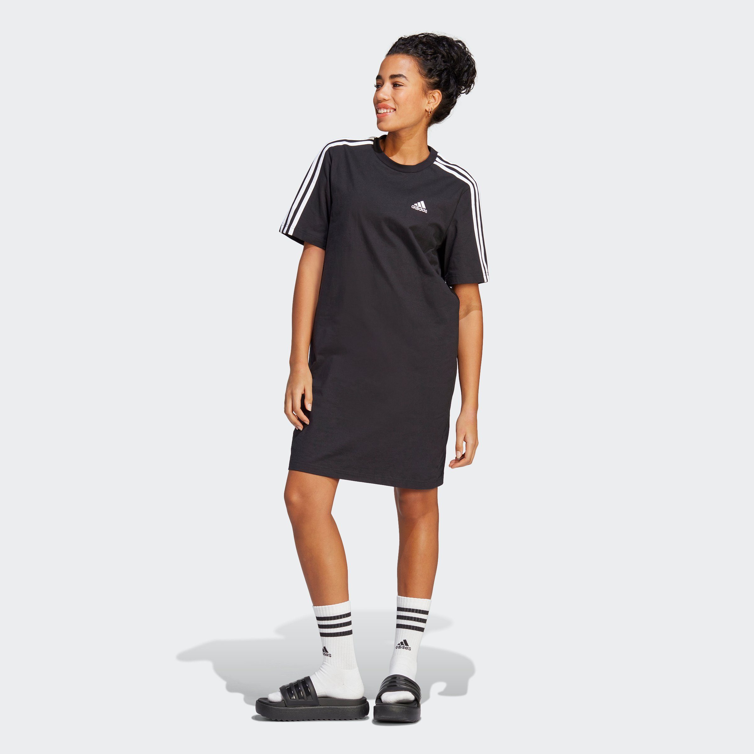 adidas Sportswear Shirtkleid W 3S T DR BF Black