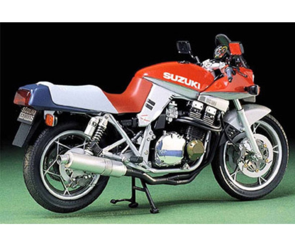 Tamiya Modellbausatz Tamiya Suzuki GSX1100 Katana Cust.Tuned Motorrad 1:12 Plastik Modellba