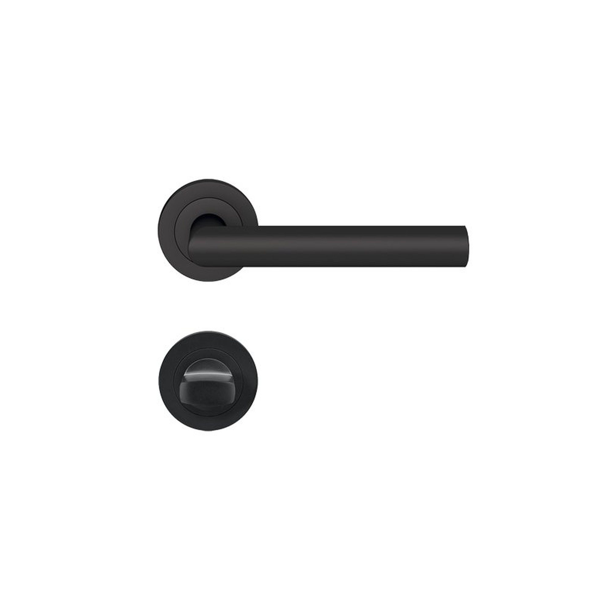 Karcher Design Türgriffpaar ER28 Rhodos, Drücker/Drücker außen, Kosmos Schwarz