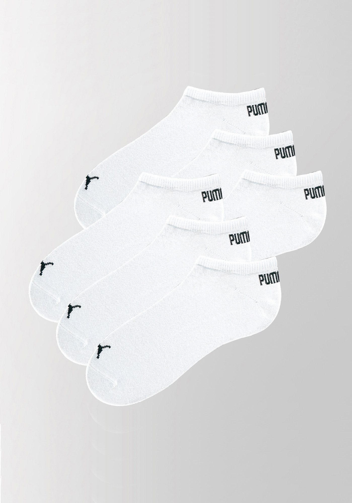 Form in weiß Sneakersocken PUMA (6-Paar) klassischer