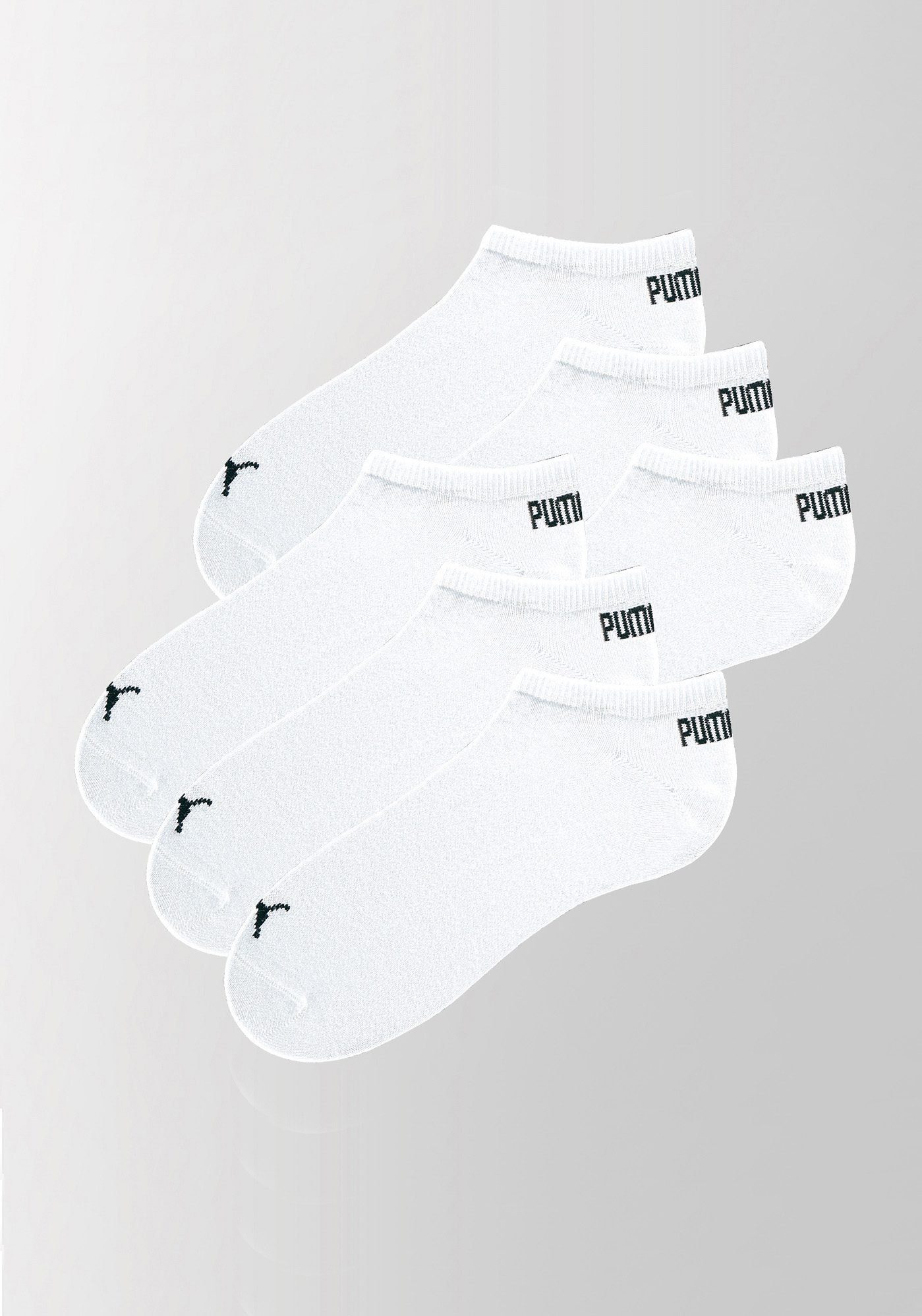 PUMA Sneakersocken (6-Paar) mit eingestricktem Markenlogo günstig online kaufen