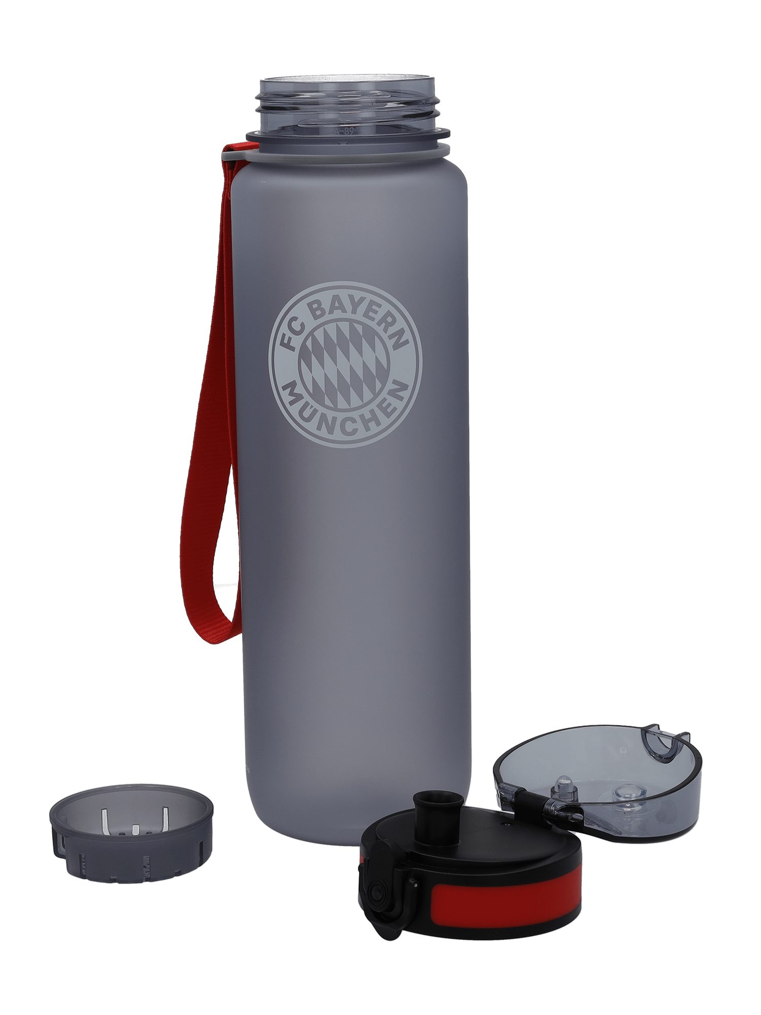 FC Bayern München Trinkflasche FC Bayern München I Trinkflasche I Durchsichtig I 1 L I Schule