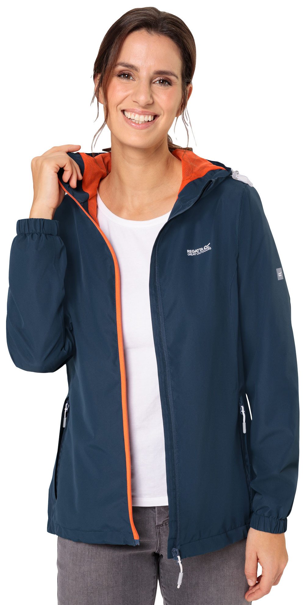 Regatta Allwetterjacke angesetzter Stehkragen für optimalen Wetterschutz